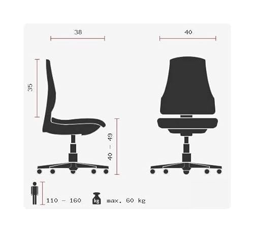 Topstar MAXX Kid - Sedia girevole da ufficio per