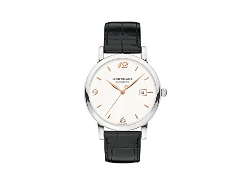 Montblanc Star Classique Silvered White Dial Automatic Mens Watch 110717