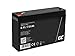 Rechargeable Batterie au Gel Plomb AGM 6V 7Ah Sealed Lead-Acid Battery étanche Résistantes au cyclique Sans entretien pour Motos Quad Lampes de secours Alarme Jouets Installations d'alarme