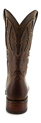 Image of Soto Boots Square Toe Cowboy Boots H50027 (10) Tan