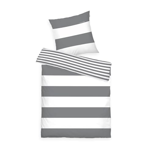 TOM TAILOR Renforcé-Bettwäsche, 80x80 cm + 135x200 cm, 100%...