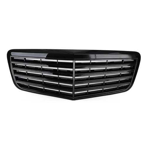 Para Mercedes Para Benz W211 E350 500 2007-2009 AMG Parrilla De Parachoques Delantero Y Rejilla Central Del Capó Delantero De Rejilla
