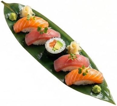 Restaurantware Doja 11.8 x 3.5 Inch Bamboo Leaves 100 Fresh Bambo...