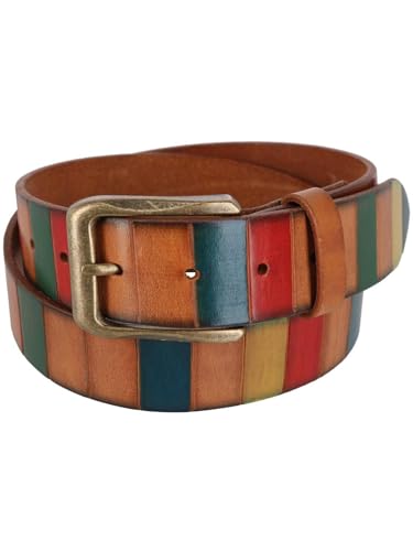 Hand Painted Color Block Belt3