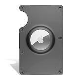 ANOVUS Air Tag Wallet | Accessory and Case for AirTag | Trackable Wallet with AirTag Holder | Alumin
