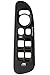 OxGord Window Switch Bezel Best for 02-10 Dodge Ram 1500/2500/3500 - OEM Replacement 5HZ71XDVAE 5HZ71XDVAD 5HZ71XDHAE 5HZ71XDHAD & 5HZ71WL5AE (Driver Side) Front Left Door Armrest Panel Trim