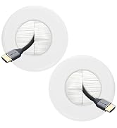 VCELINK TV Cord Hider for Wall Mounted TV, Brush Wall Grommet for Low Voltage Cables Pass Through...