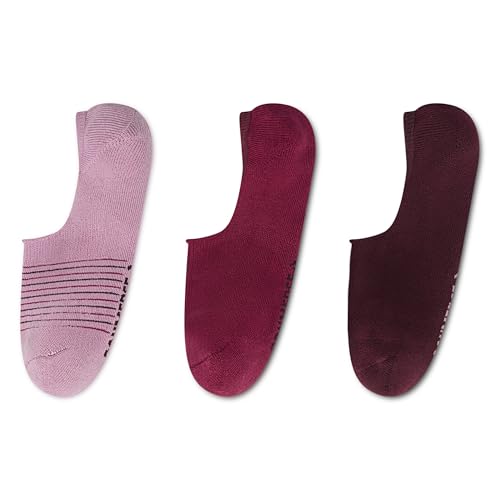 Converse Womens No-Show Sock Cliffside Rose/3-Pack One Size