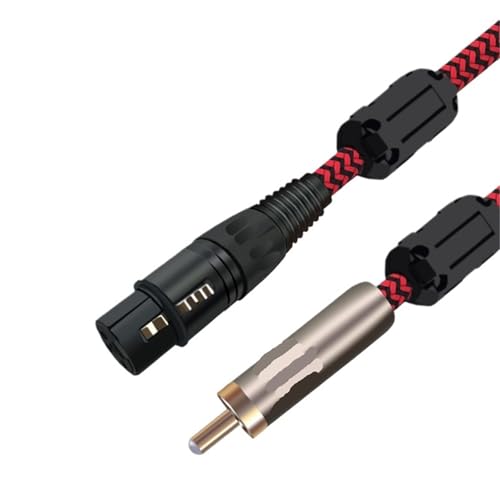 Câble audio XLR mâle femelle blindé pour caisson de basses et mixeur noir 10m