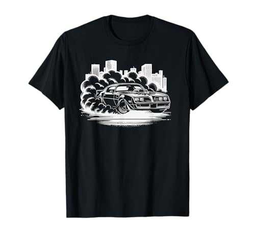 Amante de los coches American Muscle Car, retro, vintage, clásico, 60 y 70 Camiseta