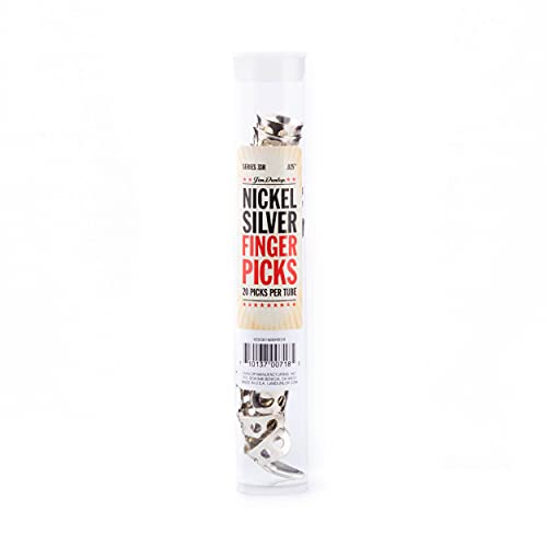 Image of Jim Dunlop Nickel Silver Fingerpicks .025 IN - 20 Pack