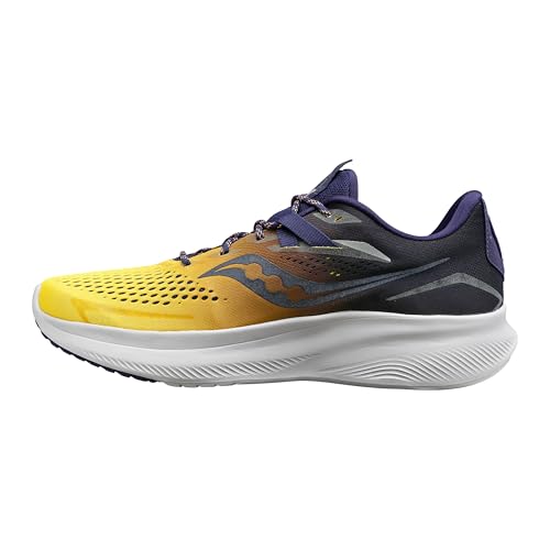 Saucony Women's Ride 15 Running Shoe, Night LITE, 8.5 Medium