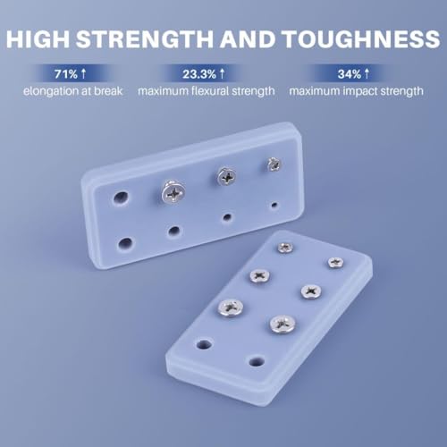 Image of ELEGOO ABS-Like 3D Printer Resin 3.0, 405nm UV-Curing Photopolymer Resin for Mars Saturn Jupiter MSLA DLP LCD 3D Printing with Strength and Toughness, High Precision, Low Viscosity, Grey 3000g