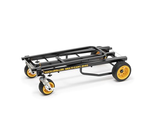 Rock-N-Roller R14G (Mega Ground Glider) 8-in-1 Folding Multi-Cart/Hand Truck/Dolly/Platform Cart/42" to 60" Telescoping Frame/700 lbs. Load Capacity, Black by Rock-N-Roller - Image 4