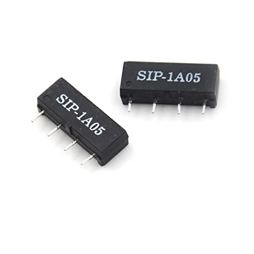 Relais à lames 5V SIP-1A05 4 broches commutateur reed pour Arduino et circuit imprimé