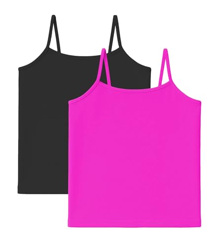 Image of Kurve Girl's Sleeveless Tank Top - Stretch Undershirts Cami Camisole, UV Protective Fabric, Rated UPF 50+ (Made in USA)