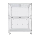 2 Pcs Niteangel Stacker Series Hamster Cage Vertical Stacking for Hamster Gerbils Mice Lemming Degus or Other Small-Sized Pets