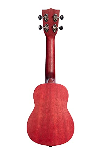 Kala KA-MRT-RED-S – Ukulélé Soprano Red Stained Meranti - Les Beatles, Paul McCartney, John Lennon, RIngo Starr, George Harrison Kala KA-MRT-RED-S - Ukulélé Soprano Red Stained Meranti – Image 4