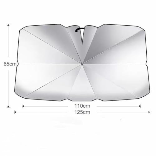 Protection solaire pour Citroen Jumpy 3 pare-brise avant isolant premium