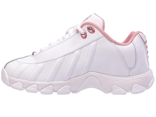 Image of K-Swiss Women's ST329 CMF Sneaker, Wide Tennis Walking Leather Shoes