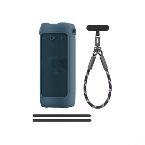 Coque en silicone JBL Grip bleue idéale pour écouter la musique en extérieur