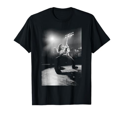 Eddie Van Halen On Stage Rainbow Theatre by Simon Fowler T-Shirt