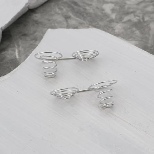 ECSiNG 20 Stück Batterie-positive negative Umwandlungsfeder, 9 x 27 mm, Stahl, vernickelte Feder für Fernbedienungen, Spielzeug, Taschenlampen