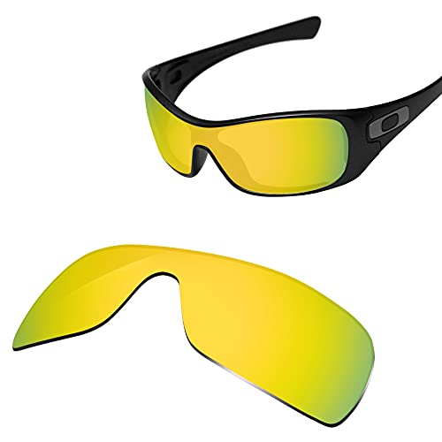 Verres de rechange Oakley Antix or 24k miroité et polarisé pour lunettes de soleil