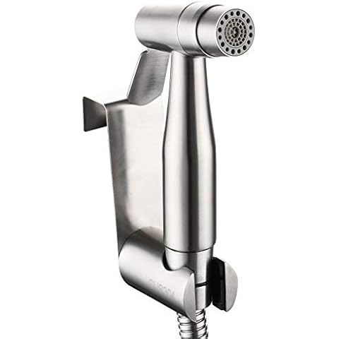 CIENCIA Bidet Sprayer Edelstahl Bidet Handbrause Set 2 Strahl Bidet Toilette Spray Cover