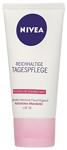 NIVEA 81243 crema de día Piel normal 50 ml - Cremas de día (Mujeres, Piel normal, Protección, Tubo, 24 h, Glicerina)