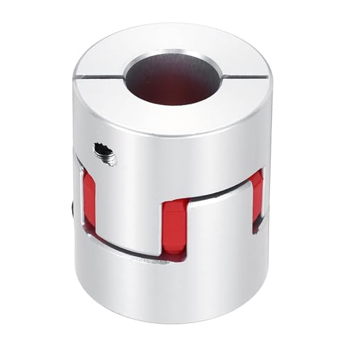 Acoplamiento flexible de araña 10mm a 14mm conector de junta de eje de aluminio