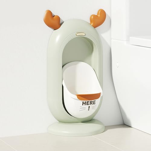 Orinal ajustable para niños pequeños de pared con contenedor extraíble 6