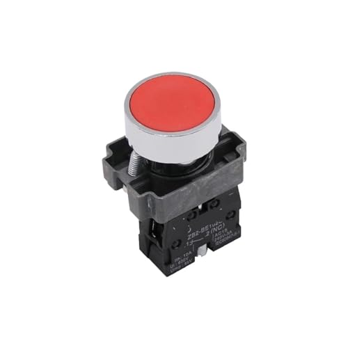 Interrupteur à bouton-poussoir XB2-BA31 momentané 22mm rouge pour tableau électrique