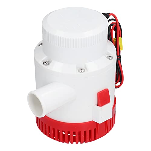 Bilge Pumps For Boats, Automatic Bilge Pump Anti Shock Anti Submersible Large Rule For Drainage Provides Power (DC12V 3000GPH)
