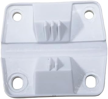 Replacement Cooler Hinges (2-Pack), Replacement Hinges, 2 Plastic Hinges & 8 Mounting Screws （White）