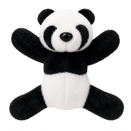 Imán Decorativo de Panda de Peluche Suave 3D miniatura 2
