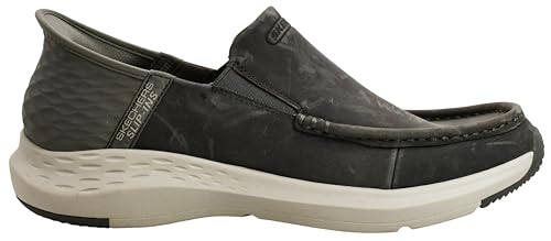 Image of Skechers Men's Parson Oswin Loafer | Casual, Slip-ins, Relaxed Fit, Air-Cooled Memory Foam, Leather