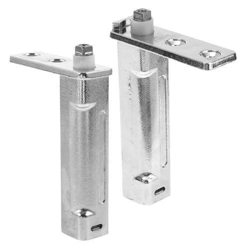 SOPOTUTU 2 piezas Inoxidable para Puerta de Congelador Doméstico Resistente la Corrosión Reducción de Ruido Fácil Instalación para Reparación y Suministro de Frigoríficos y Congeladores