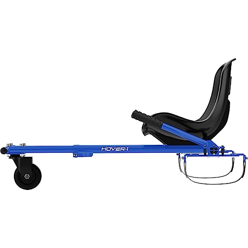 Hover-1バギーホバーボードアタッチメントは、ほとんどの6.5インチ&8インチの電動ホバーボードに対応。手動後輪コントロール、調節可能なフレームとストラップ、組み立てと取り付けが簡単、ホバーボードゴーカート。