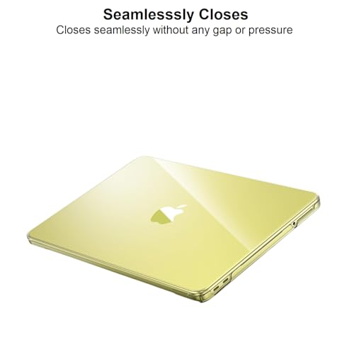 Image of Midkart Compatible with MacBook Neo Case 13 inch 2026 Release Model A3404 with A18 Pro Chip Hard Shell Case Cover with Keyguard and Dustplugs, Crystal Citrus
