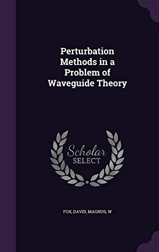 Perturbation Methods in a Problem of Waveguide ... 1342073444 Book Cover