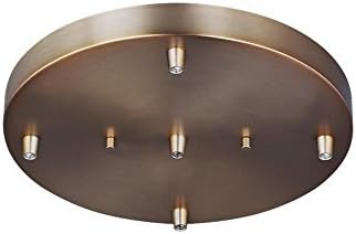 Generation Lighting 7449405-848 Towner Five - Light Pendant Cluster Canopy Accessory, Satin Brass