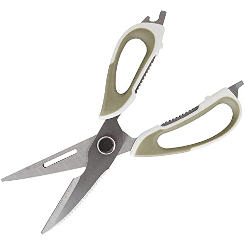 2Fit Your Fitness Partner Tijeras de cocina de acero inoxidable resistente, aptas para lavavajillas, utensilios de cocina, uso para múltiples propósitos Cover