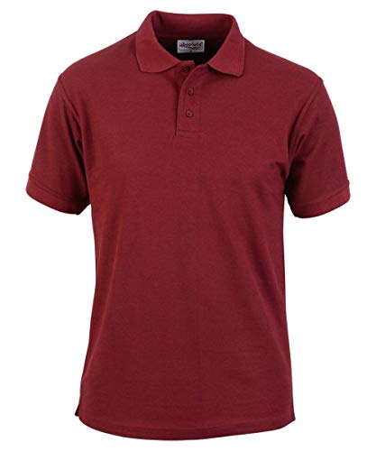 Absolute Apparel Men's Precision Polo Shirt - Red - 6XL