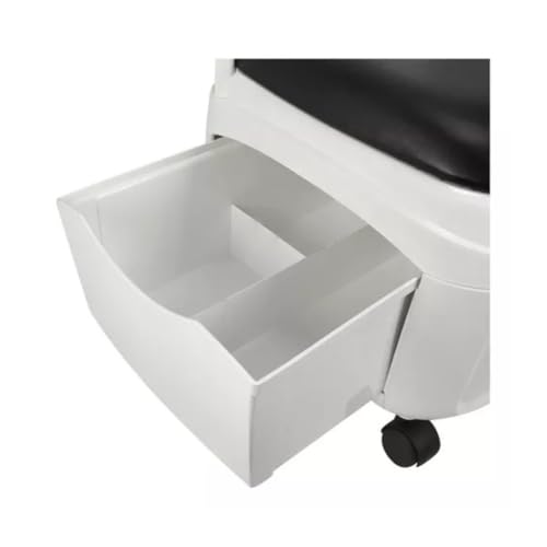 Cadeira Cirandinha Para Manicure Diva Branca Santa Clara, Conforto E Elegância Para Seu Salão, Assen