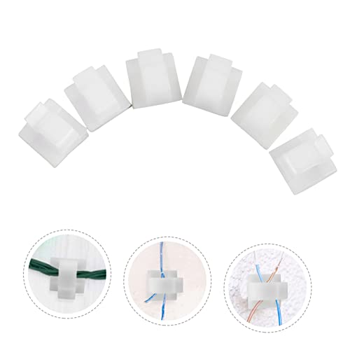 Clips autoadhesivos Angoily con adhesivo fuerte para cables 7