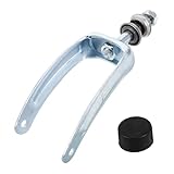 BESTYASH Horquilla Delantera Para Silla De Ruedas Partes De Sillas De Ruedas Piezas De Repuesto Para Silla De Ruedas Conducir Piezas De Silla De Ruedas Acero Silver