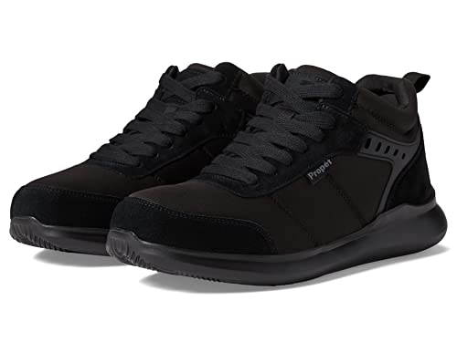 Image of Propet Mens Viator Hi Lace Up Sneakers Shoes Casual - Black