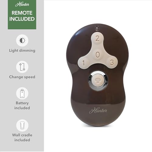 Image of Hunter Sentinel, Indoor, Ceiling Fan, Standard Mount, 52 inch, Fresh White