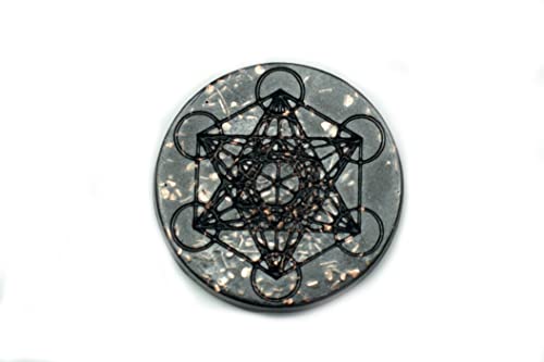 Orgonite® Emf Protection Disc Orgone Cell Phone Wifi Tablet W/Shungite #TOP5